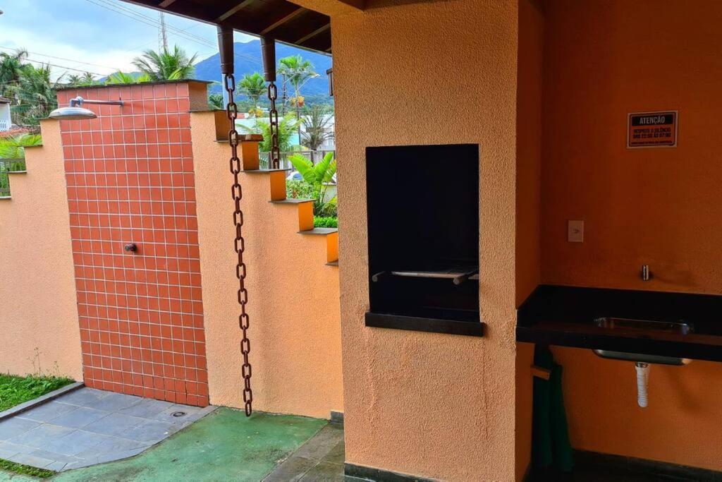 100Mts Da Praia Com Churrasqueira, Piscina E Wi-Fi كاراغواتاتوبا المظهر الخارجي الصورة
